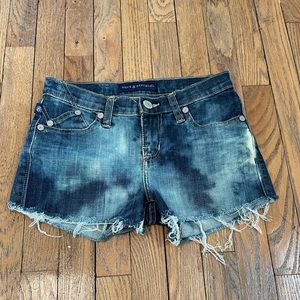Rock & Republic Tye Dyed Cut Off Jean Shorts